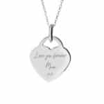 Heart Handwriting Necklace
