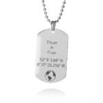 Personalised Mens Dog Tag Necklace - Inscripture - Personalised Jewellery