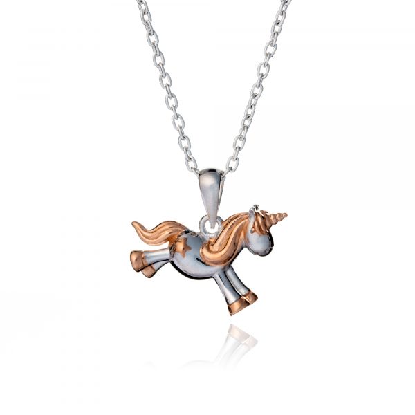 rose gold unicorn necklace - Inscripture - Childrens Jewellery