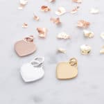 Inscripture - Tiffany Style Heart Charms