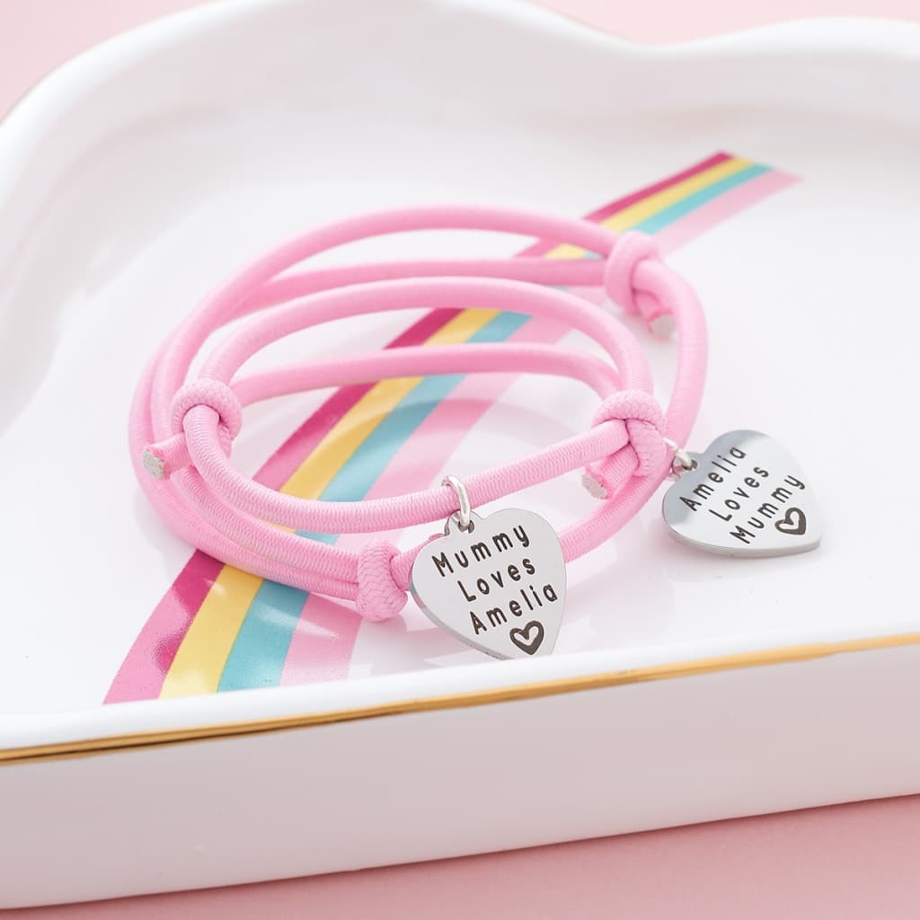 My Mummy & Me Personalised Bracelets - Inscripture - Personalised Jewellery