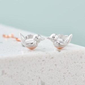 Robin Stud Earrings - Inscripture - Personalised Jewellery