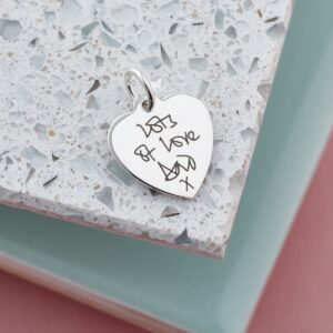 Personalised Heart Charm - Inscripture - Personalised Jewellery