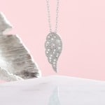 Inscripture - Angel Wing Diamante Necklace