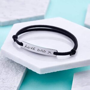 Handwriting Bar Bracelet - Inscripture - Memorial Jewellery - Handwriting Jewellery
