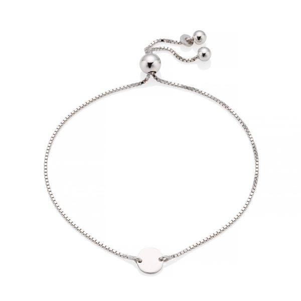 Personalised Circle Slider Bracelet - Inscripture - Personalised Jewellery