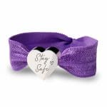 Inscripture -Purple Stretch Bracelet