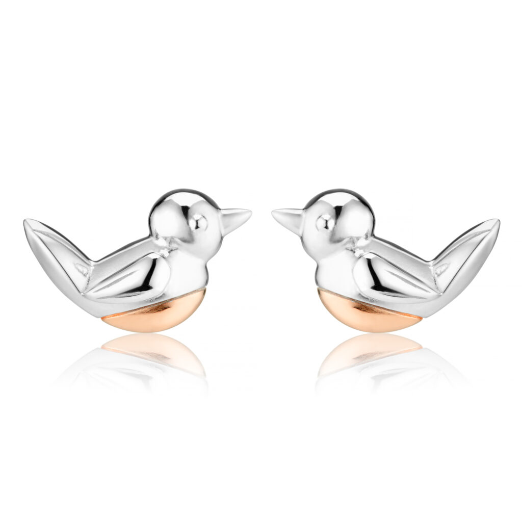 Robin Stud Earrings - Inscripture - Personalised Jewellery