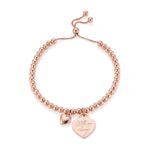 Rose Gold Duo Heart Bracelet