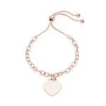 Rose Gold Chain Personalised Bracelet - Inscripture - Personalised Jewellery