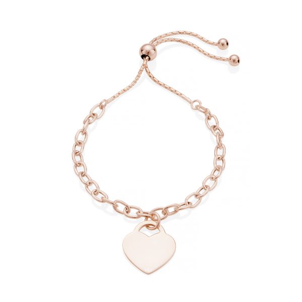 Rose Gold Chain Personalised Bracelet - Inscripture - Personalised Jewellery
