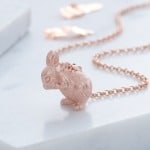 Inscripture - Rose Gold Bunny Necklace