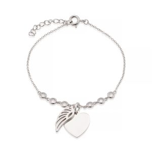 Angel Wing Bracelet - Inscripture - Personalised Jewellery