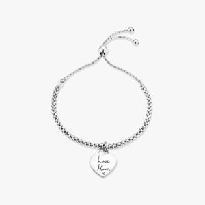 Silver Popcorn Handwriting Bracelet - Handwriting Jewellery - Memorial Jewellery - Inscripture