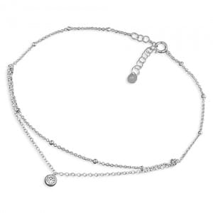 Duo Chain Anklet - Inscripture - Personalised Jewellery