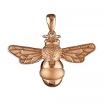 Inscripture - Rose Gold Bumble Bee Charm