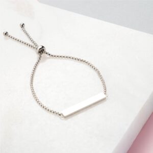 Personalised Slider Bracelet - Inscripture - Personalised Jewellery