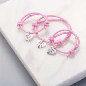 Mummy, You & Me Personalised Bracelets - Inscripture - Personalised Jewellery