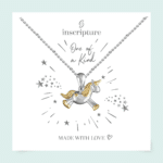 Unicorn Necklace - Inscripture - Personalised Jewellery