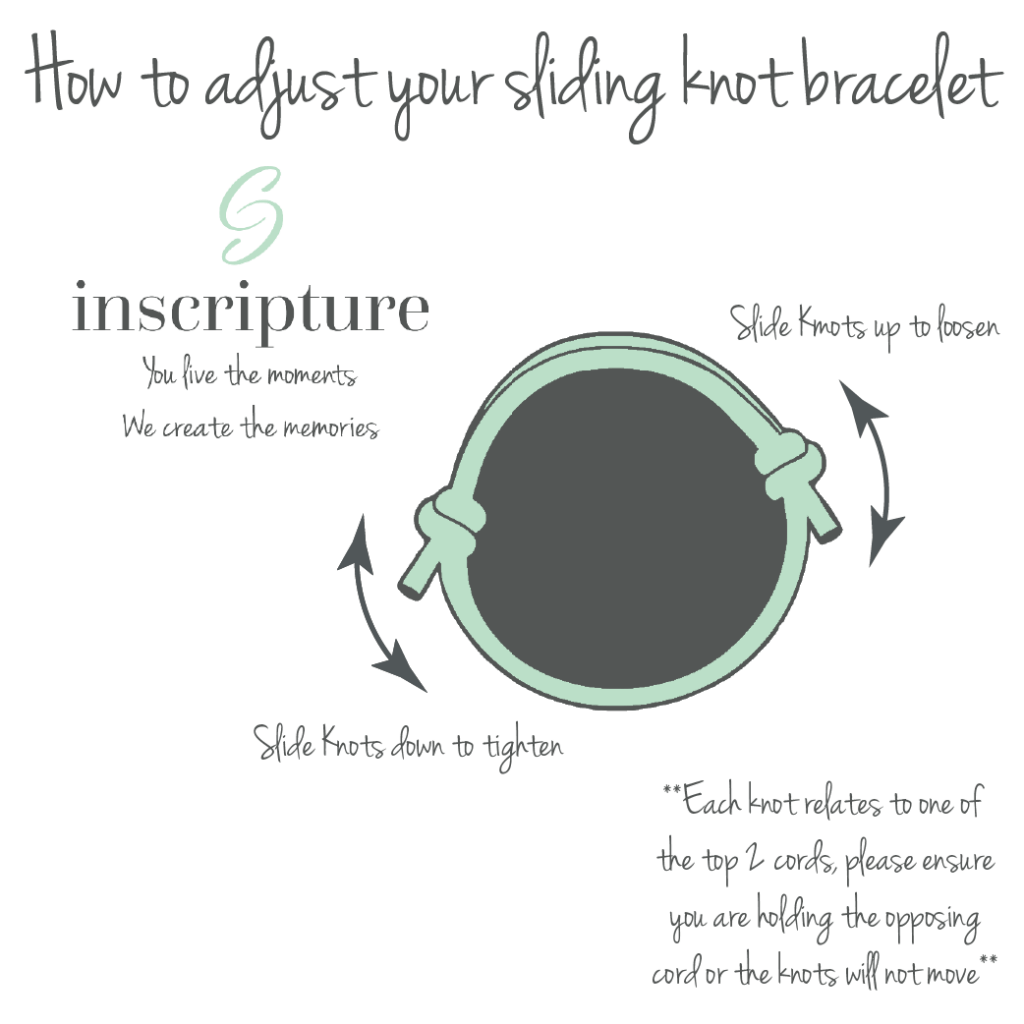 Sliding Knot Instructions - Inscripture - Personalised Jewellery