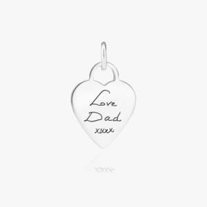 Handwriting Engraved Wedding Bouquet Charm - Inscripture - Handwriting Jewellery - Memorial Jewellery - Memorial Gifts