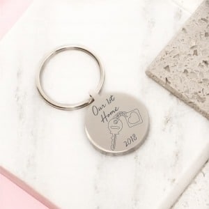 First home keyring - Personalised Gifts - Inscripture