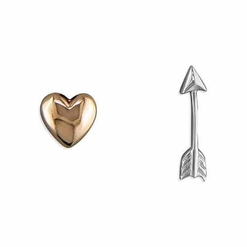 Inscripture - Heart & Arrow Earrings