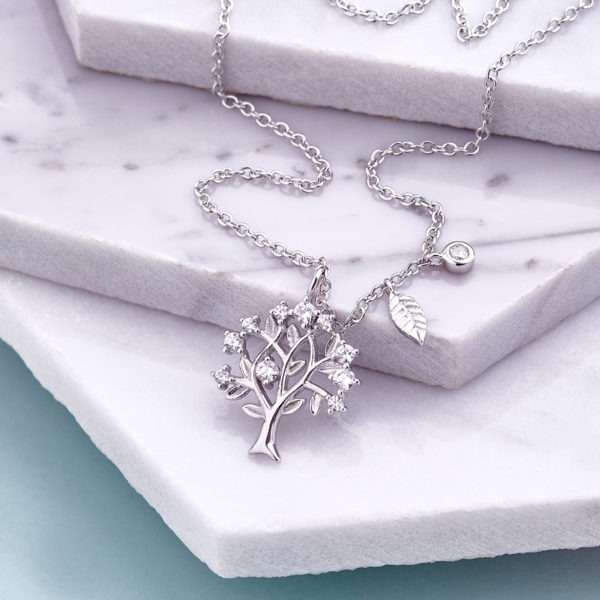 Sterling Silver Tree of Life Necklace - Inscripture - Personalised Jewellery