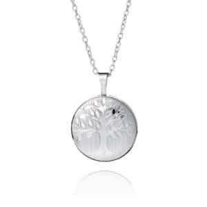 Sterling Silver family tree locket - Inscripture - Personalised Jewellery