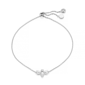 Sterling Silver Bee Bracelet - - Inscripture - Personalised Jewellery