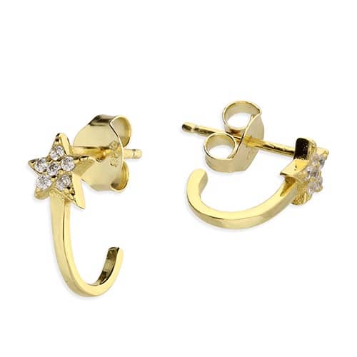 gold star stud earrings - - Inscripture - Personalised Jewellery