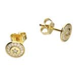 Inscripture - Gold Star Halo Earrings