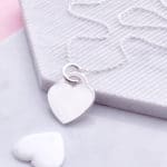 Inscripture - Silver Heart Necklace