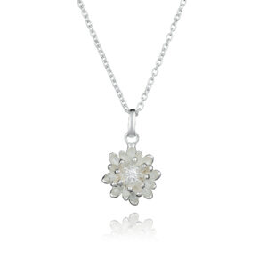 November Birth flower necklace - Inscripture - Personalised Jewellery