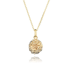 October Birth flower necklace - Inscripture - Personalised Jewellery