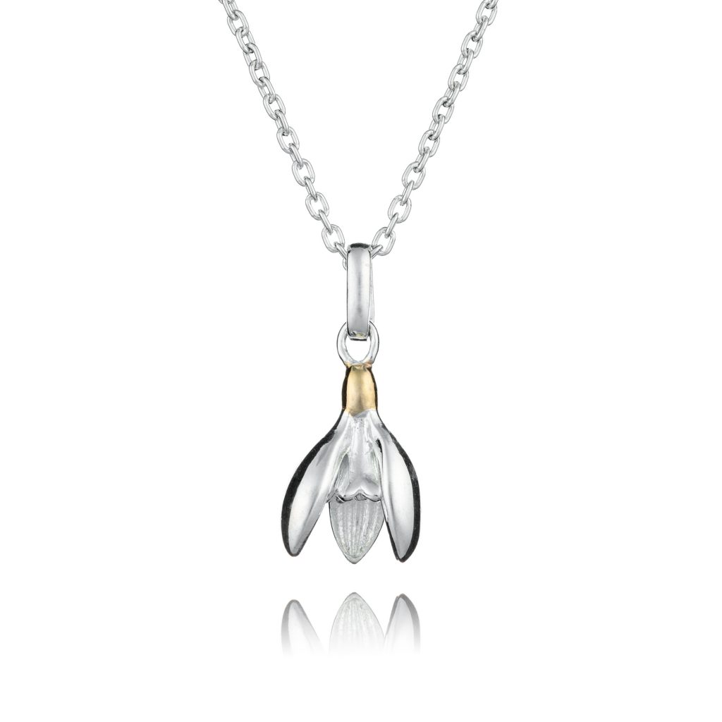 January Birth flower necklace - Inscripture - Personalised Jewellery