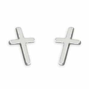 Cross Stud Earrings Inscripture - Personalised Jewellery