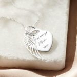 Angel Wing Heart Necklace 2