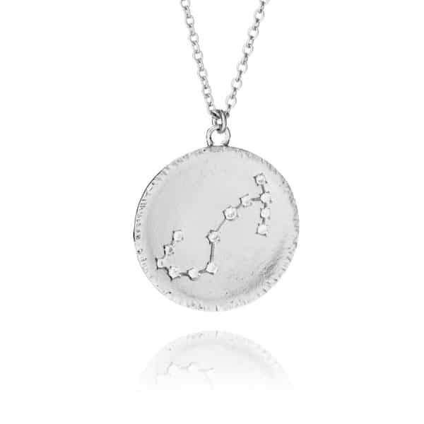 Sterling Silver Scorpio Constellation Necklace - inscripture - personalised jewellery