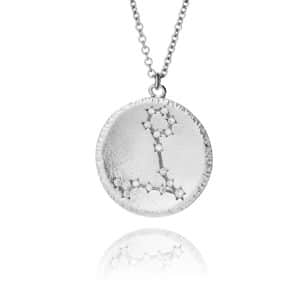 Sterling Silver Pisces Constellation Necklace - inscripture - personalised jewellery