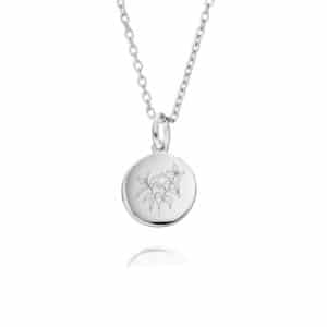 December Sterling Silver Birth Flower Necklace - Inscripture - personalised jewellery - personalised necklace - little keepsake
