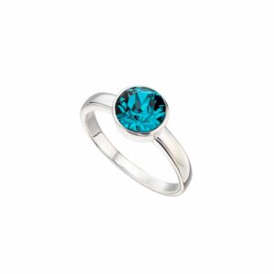 December Birthstone Ring - Sterling Silver - Inscripture - Birthstone Jewellery