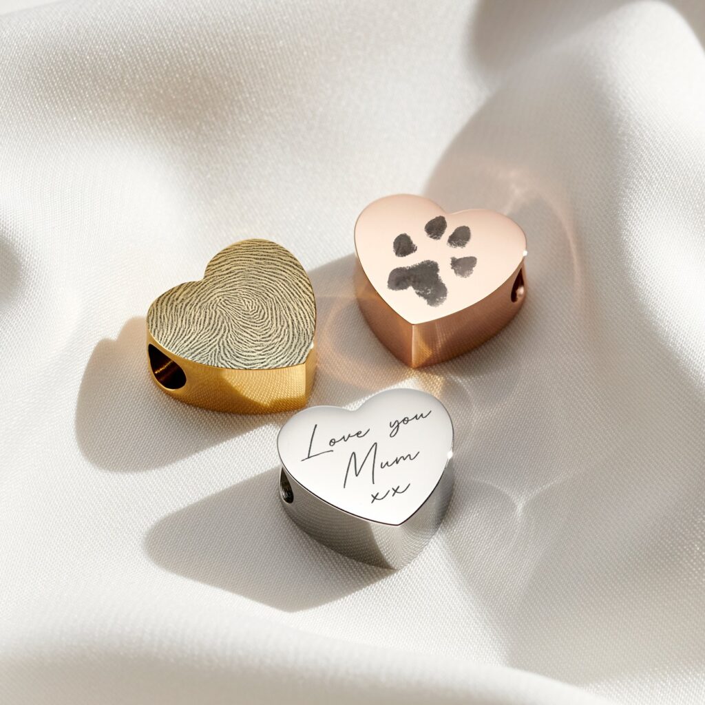 Personalised Pandora Charm - Inscripture - Personalised Jewellery - Memorial Jewellery - Handwriting Jewellery