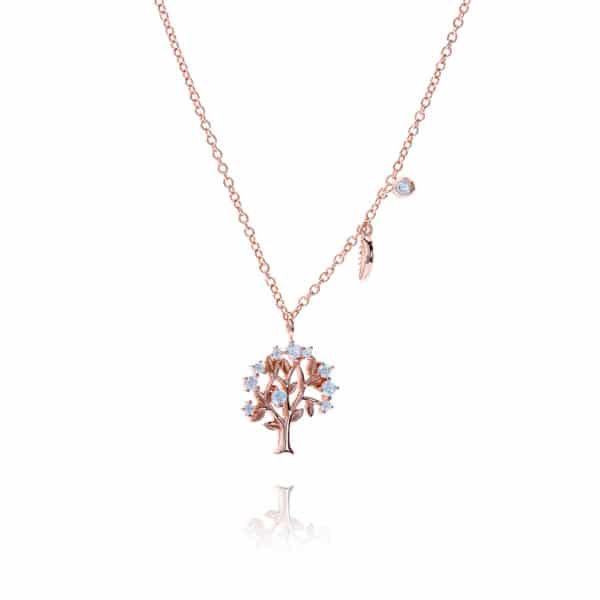 Rose Gold Tree Of Life Necklace - Inscripture - Personalised Jewellery
