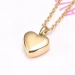 Gold Handwriting Ashes Necklace - Inscripture - Ashes Jewellery
