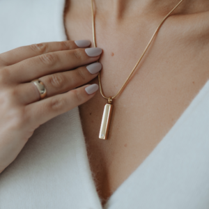Bar Urn Ashes Necklace - Inscripture - Ashes Jewellery - Memorial Jewellery
