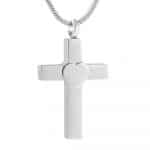 Inscripture - Silver Cross Urn Ashes Necklace