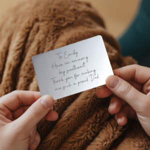 Handwriting Personalised Wallet Card - Memorial Gifts
