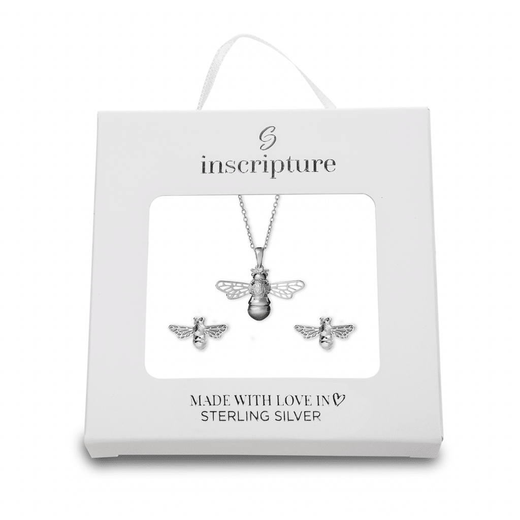 Sterling Silver Necklace & Earring Set