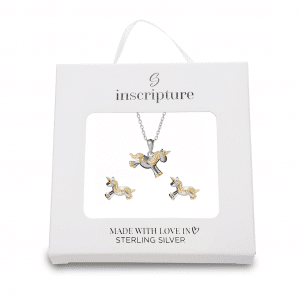 Unicorn Necklace Gift Set - Inscripture - Personalised Jewellery